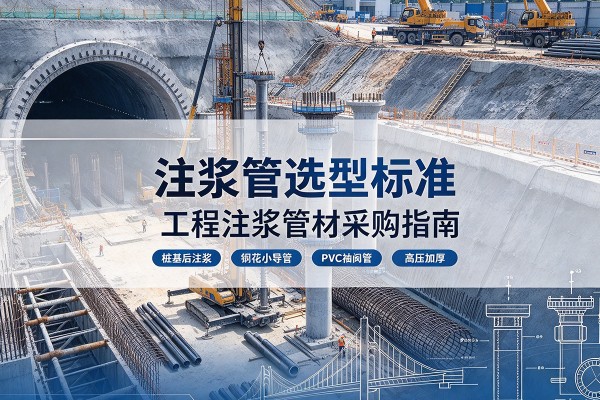 古冶注浆管选型标准
