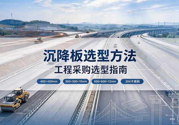 古冶沉降板选择方法